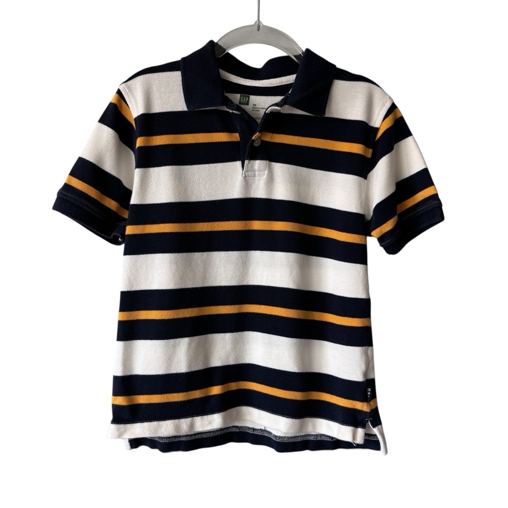 2008 Gap Kids Striped Polo Shirt - XS